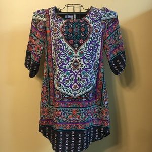 Alya Floral Pattern Shift Dress